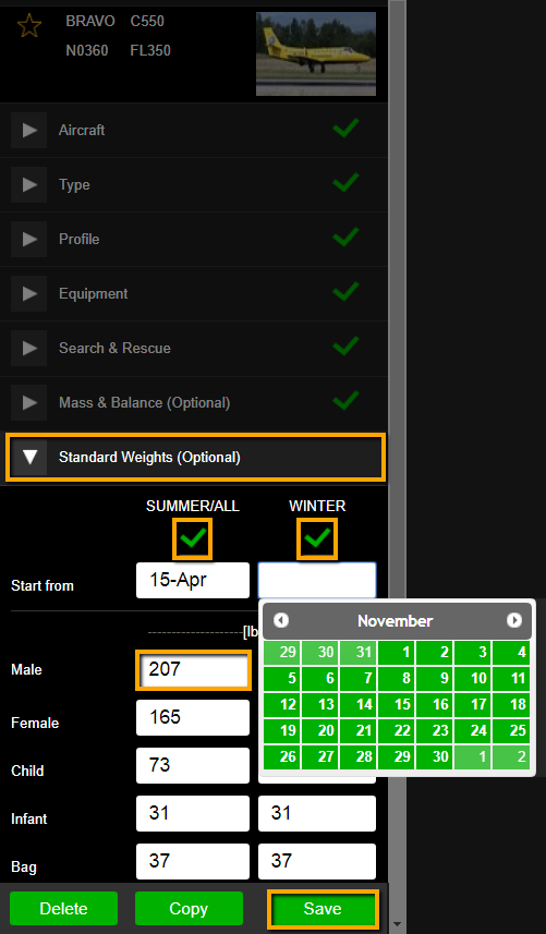 Standard_Weights